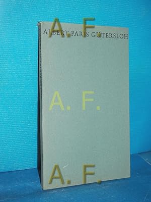 Bild des Verkäufers für Albert Paris Gütersloh : Autor und Werk. [Mitarb.: Heimito von Doderer u.a.] zum Verkauf von Antiquarische Fundgrube e.U.