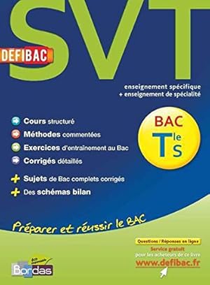 Bild des Verkufers fr DfiBac Cours/Mthode/Exos SVT Tle S: Enseignement spcifique et enseignement de spcialit zum Verkauf von Dmons et Merveilles