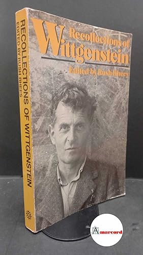 Image du vendeur pour Rhees, Rush. Ludwig Wittgenstein : personal recollections. Totowa, New Jersey Rowman and Littlefield, 1981 mis en vente par Amarcord libri