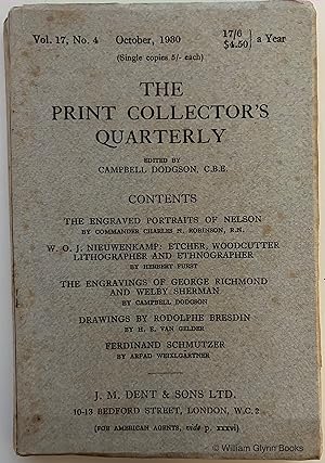 The Print Collector's Quarterly October 1930