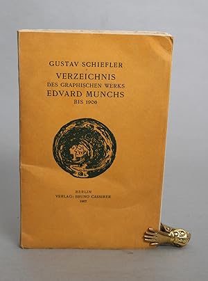 Imagen del vendedor de Verzeichnis des graphischen werks Edvard Munchs bis 1906. a la venta por Ruuds Antikvariat