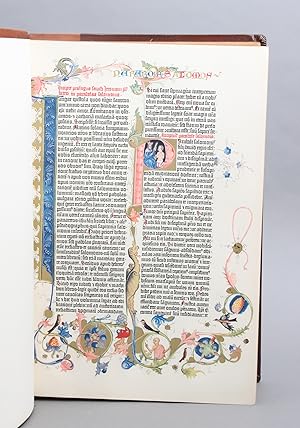 Seller image for Biblia Sacra. Facsimile of the Gutenberg 42-line bible. Two volumes. for sale by Ruuds Antikvariat