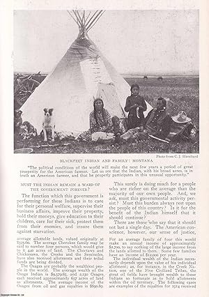 From the War-Path to the Plow, by Franklin K. Lane, Secretary of the Interior. An original articl...