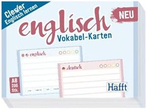 Bild des Verkufers fr Hfft Vokabel-Karten Englisch A8 : Karteikarten zum Englischlernen, 200 Karten 7,4 x 5,2 cm, liniert zum Verkauf von Smartbuy