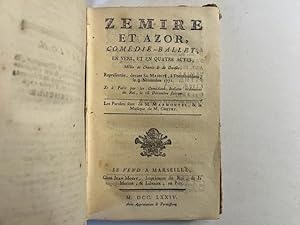 Bild des Verkufers fr Zemire et Azor. Comedie-ballet en vers, et en quatre actes zum Verkauf von Coenobium Libreria antiquaria