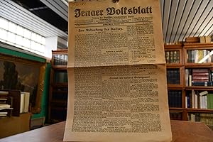 Jenaer Volksblatt. Zeitung der Deutschen demokratischen Partei. 30. Jahrgang, Nr. 267 vom 14. Nov...