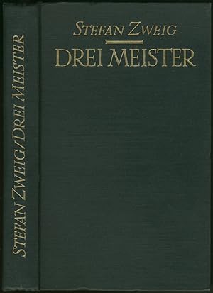 Bild des Verkufers fr Drei Meister. Balzac, Dickens, Dostojewski. (26.-30. Tausend). zum Verkauf von Schsisches Auktionshaus & Antiquariat