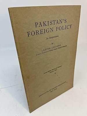 Seller image for PAKISTAN'S FOREIGN POLICY: An Interpretation for sale by Frey Fine Books