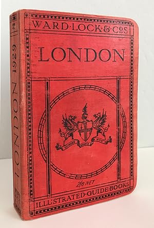 Seller image for A Pictorial and Descriptive Guide to London: With two Large Section Plans of Central London; Map of London and Twelve Miles Round; Railway Maps; Main Roads out of London; Hyde Park and Kensignton Gardens, and Twenty other Maps and Plans for sale by Whitworth and i - Books