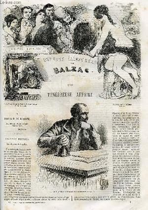 Seller image for Une tenebreuse affaire - Suivi de Pierre Grassou ( au lieutenant colonel d'artillerie Periollas) + Sarrasine + Esquisse d'homme d'affaires d'apres nature - Oeuvres illustrees de Balzac, comedie humaine for sale by Le-Livre