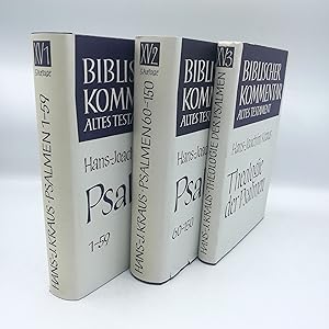 Psalmen. 3 Bände (=vollst.) Biblische Kommentar Altes Testament