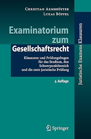 Seller image for Examinatorium zum Gesellschaftsrecht for sale by moluna