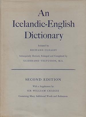 Immagine del venditore per An Icelandic-English Dictionary venduto da Cider Creek Books