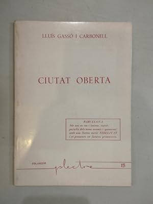 Imagen del vendedor de Ciutat oberta a la venta por Saturnlia Llibreria