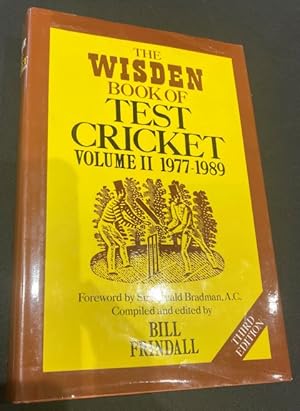Image du vendeur pour The Wisden Book of Test Cricket Volume II 1977-1989 Third Edition mis en vente par The Deva Bookshop