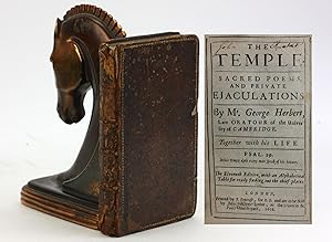 Seller image for THE TEMPLE: Sacred Poems, and Private Ejaculations; together with THE SYNAGOGUE: or THE SHADOW OF THE TEMPLE: Sacred Poems and Private Ejaculations in Imitation of Mr. George Herbert; and LIFE OF MR. GEORGE HERBERT for sale by Arches Bookhouse