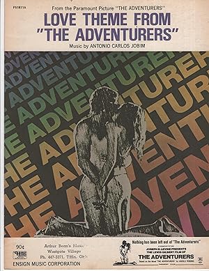 Imagen del vendedor de Love Theme From "The Adventurers" a la venta por Cher Bibler