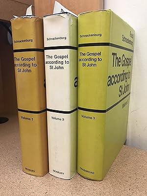 The Gospel According to St. John, Volume 1-3 [Complete set]