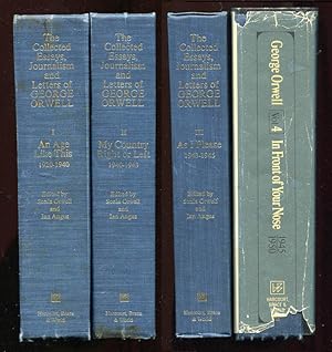 Immagine del venditore per The Collected Essays, Journalism and Letters of George Orwell (Four Volumes: Volume I: An Age Like This 1920-1940; Volume II: My Country Right or Left 1940-1943; Volume III: As I Please 1943-1945; Volume IV: In Front of Your Nose 1945-1950) venduto da Book Happy Booksellers