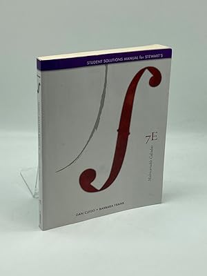 Imagen del vendedor de Student Solutions Manual for Stewart's Multivariable Calculus, 7Th a la venta por True Oak Books