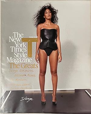 Imagen del vendedor de The New York Times Style Magazine, October 21, 2018: The Greats a la venta por Reilly Books