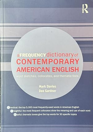 Immagine del venditore per A Frequency Dictionary of Contemporary American English venduto da Dr.Bookman - Books Packaged in Cardboard