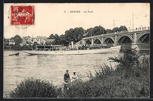Image du vendeur pour Carte postale Bezons, Le Pont mis en vente par Bartko-Reher