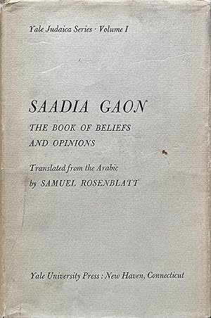 The Book of Beliefs and Opinions