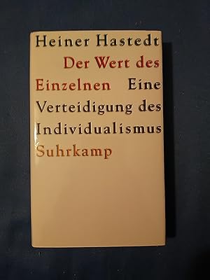 Seller image for Der Wert des Einzelnen : eine Verteidigung des Individualismus. for sale by Antiquariat BehnkeBuch