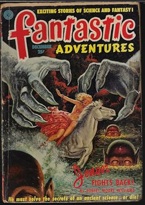 Seller image for FANTASTIC ADVENTURES: December, Dec. 1951 for sale by Books from the Crypt