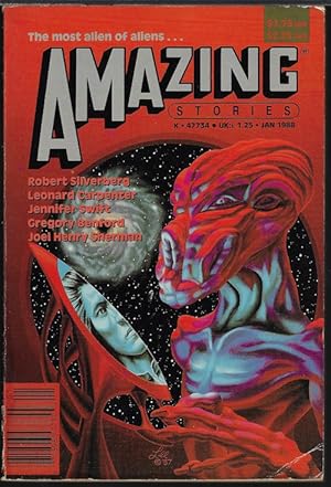 Imagen del vendedor de AMAZING Stories: January, Jan. 1988 a la venta por Books from the Crypt