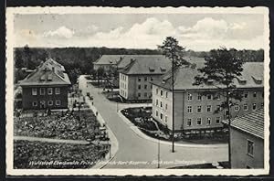 Ansichtskarte Eberswalde, Prinz-Friedrich-Karl-Kaserne, Blick vom Stabsgebäude