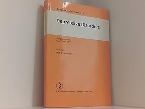 Seller image for Depressive Disorders: Symposium Rome May 9th-11th, 1977 (Symposia Medica Hoechst) symposium Rome, May 9. - 11., 1977 for sale by Book Broker