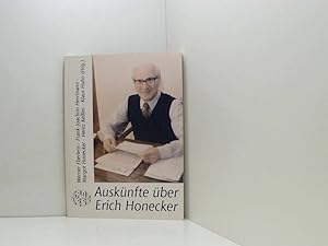 Seller image for Ausknfte ber Erich Honecker Werner Eberlein . (Hrg.) for sale by Book Broker