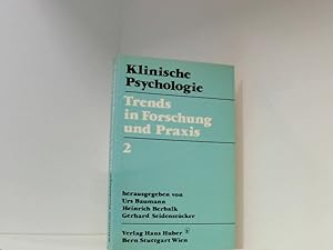 Image du vendeur pour Klinische Psychologie: Trends in Forschung und Praxis:2 2. mis en vente par Book Broker