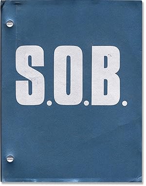 Bild des Verkufers fr S.O.B. (Original screenplay for the 1981 film) zum Verkauf von Royal Books, Inc., ABAA