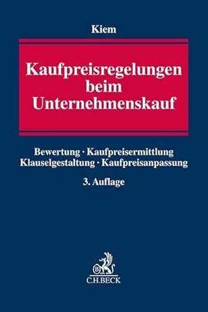 Seller image for Kaufpreisregelungen beim Unternehmenskauf for sale by BuchWeltWeit Ludwig Meier e.K.