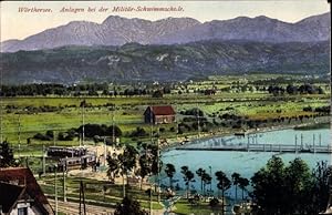 Ansichtskarte / Postkarte Wörthersee Kärnten, Militär-Schwimmschule