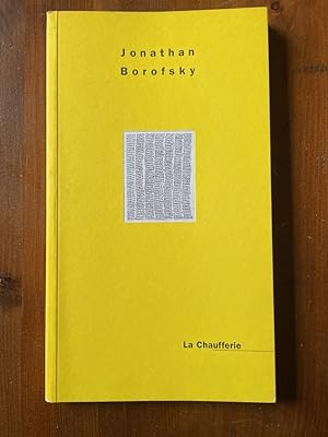 Seller image for Jonathan Borofsky for sale by Librairie des Possibles