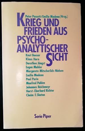 Seller image for Krieg und Frieden aus psychologischer Sicht for sale by Klaus Kreitling