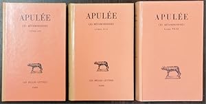 Apulée. Les Métamorphoses. Livres I- XI (in 3 Bänden, 3 Vol.) Texte établi par D. S. Robertson. E...