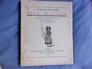 Imagen del vendedor de Ceux d'Alsace a la venta por arobase livres