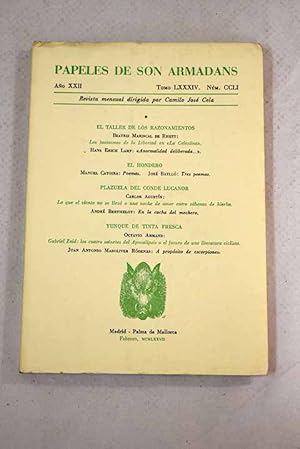 Seller image for Papeles de Son Armadans, ao XXII, tomo LXXXIV, n. CCLI (febrero, 1977).:: Los fantasmas de la libertad en La Celestina; Anormalidad deliberada; Poemas; Tres poemas; Lo que el viento no se llev o una noche de amor entre sbanas de hierba; En la cacha del mechero; Gabriel Zaid: los cuatro sainetes del Apocalipsis o el futuro de una literatura ciclista; A propsito de escorpiones for sale by Alcan Libros