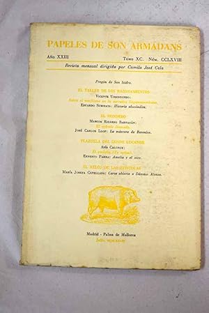 Imagen del vendedor de Papeles de Son Armadans, ao XXIII, tomo XC, n. CCLXVIII (julio, 1978).:: Pregn de San Isidro; Sobre el machismo en la narrativa hispanoamericana; Historia abscndita; El orculo invocado; La mscara de Berenice; El ensueo (Te rerioa); Amelia y el otro; Carta abierta a Dmaso Alonso a la venta por Alcan Libros