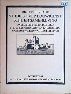 Imagen del vendedor de Studies over bouwkunst, stijl en samenleving a la venta por Klondyke