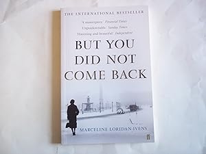 Imagen del vendedor de But You Did Not Come Back a la venta por Carmarthenshire Rare Books