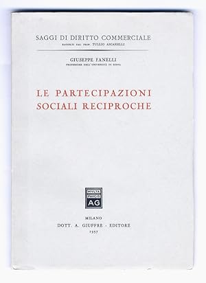 Le partecipazioni sociali reciproche.