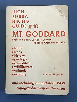 High Sierra Hiking Guide to Mt Goddard