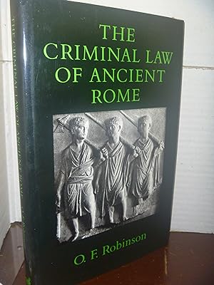 Image du vendeur pour The Criminal Law of Ancient Rome mis en vente par kellow books