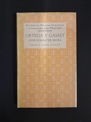 Seller image for Ortega Y Gasset, An Outline of His Philosophy for sale by Rattlesnake Books